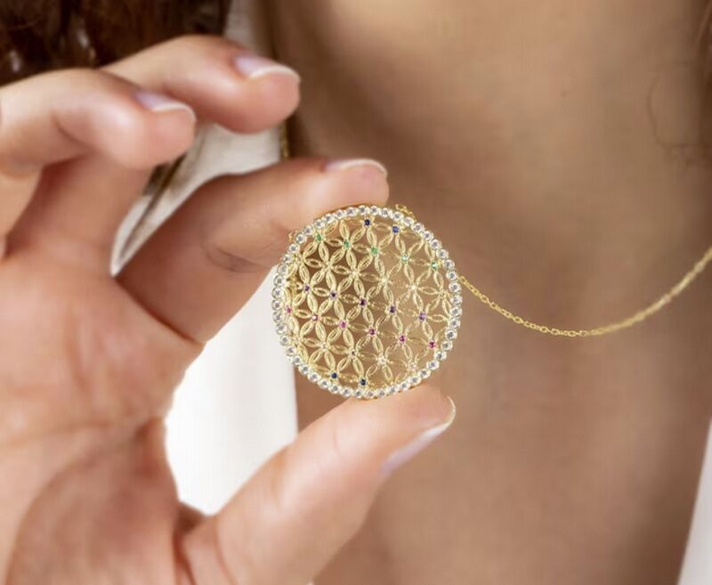 Gold Flower of Life Pendant