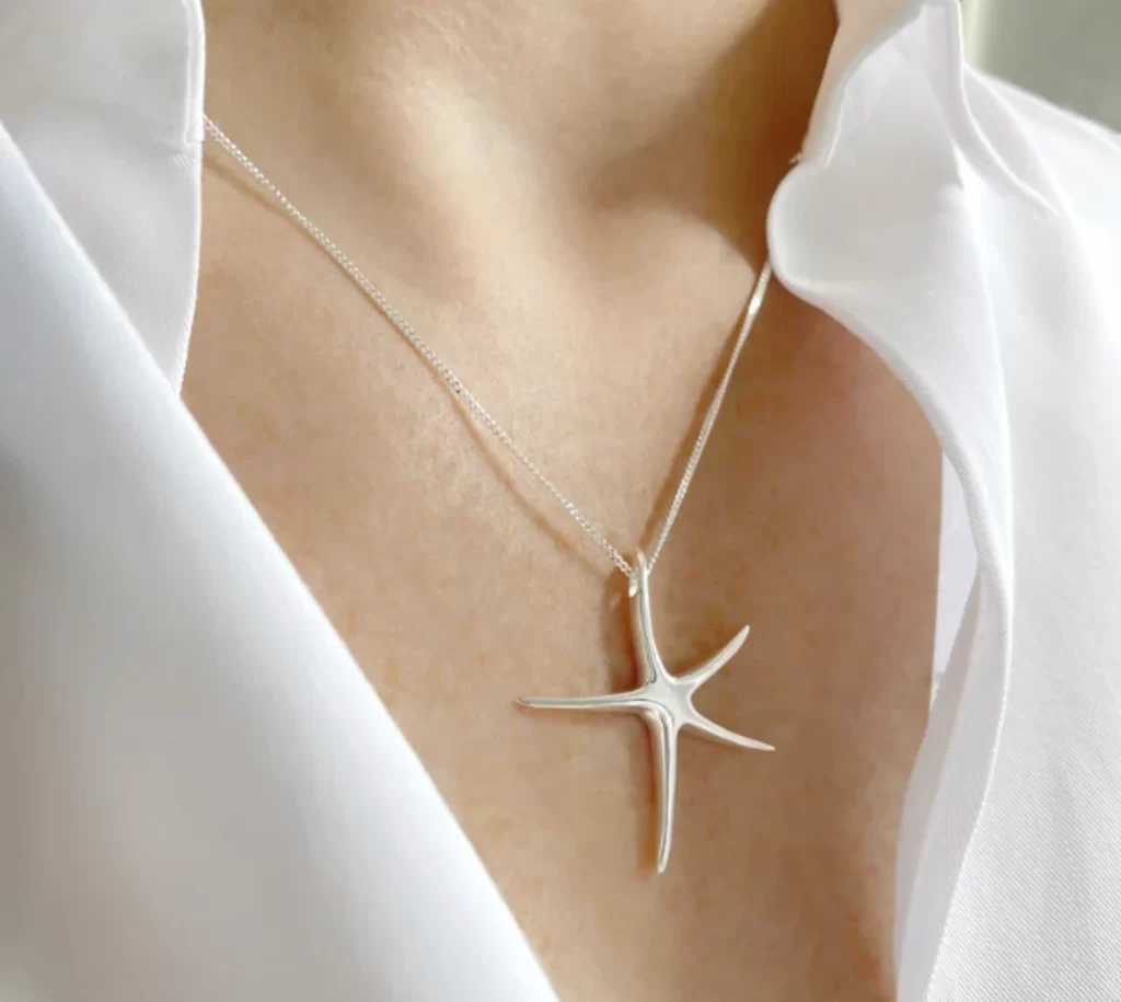 Sterling Silver Starfish Necklace