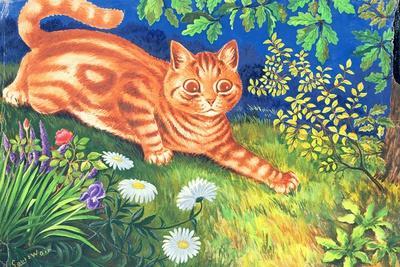 Orange Tabby Cat Art Print